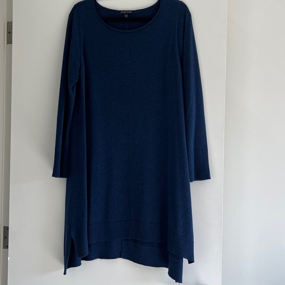 Eileen Fisher Sweater Dress in blue - Picture 2 of 8